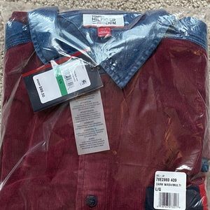 Men's Denim Corduroy Shirt Large NWT